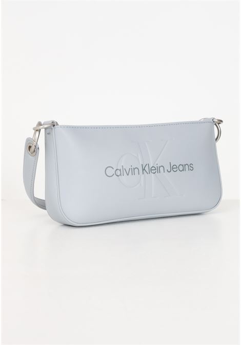 Sculpted Shoulder Pouch25 Mono gray women's shoulder bag CALVIN KLEIN | K60K610679CI1